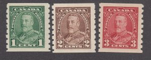 Canada #228-230 Mint Set