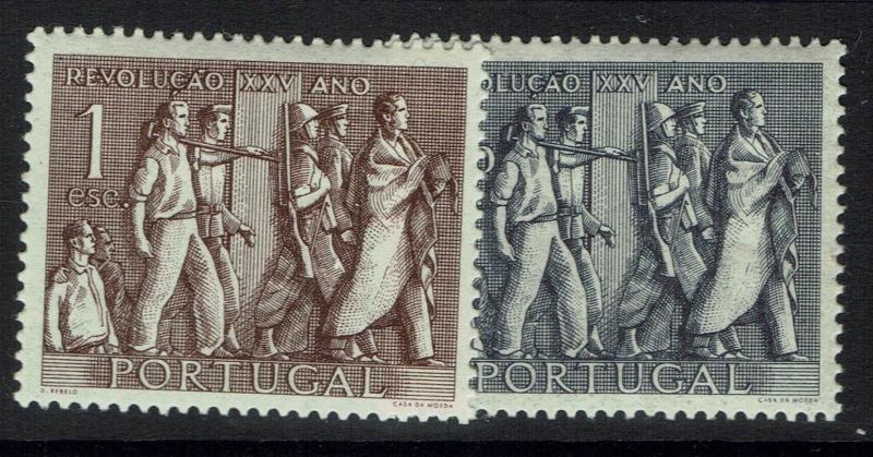 Portugal - SC# 737 & 738 - Mint Light Hinged - 043017