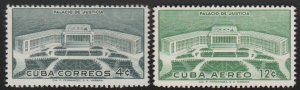 1957 Cuba Stamps Sc 576-C165  Palace of Justice Havana Complete Set  NEW