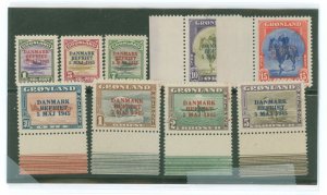 Greenland #19-27 Unused Single (Complete Set)