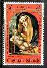 Cayman Islands 1969 Christmas 1/4c (Virgin & Child by...