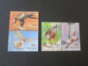 Australia 2001 Sc 2003a,5a Bird set MNH