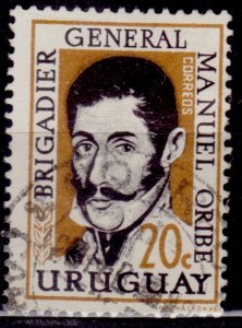 Uruguay, 1951, Anniversary Death of Manuel Oribe, 20c, used