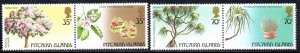 Pitcairn Islands - 1983 Trees Set MNH** SG 242a & 244a