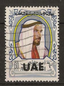 Abu Dhabi 1972 UAE Provisional SG89 Fine Used