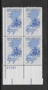 #1247 MNH Plate Block