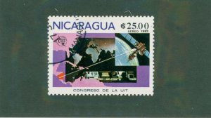 NICARAGUA C999 USED CV $2.25 BIN $2.00