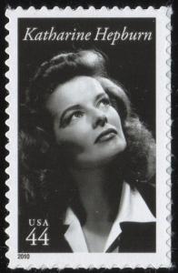 SC#4461 44¢ Legends of Hollywood: Katherine Hepburn (2010)