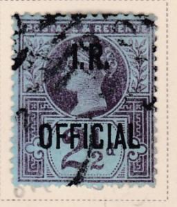 Great Britain 1891 Officials.Inland Revenue 2 1/2d violet on blue  F/VF/Used(o)