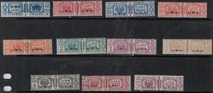 Libya 1927-1938 SC Q14-Q24 Mint Set SVC$ 930.00