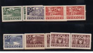 Sweden #242 - #247 VF/NH Pair Set