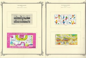 Netherlands Stamp Collection on 13 Scott Specialty Pages, 2000-14 Semis, JFZ