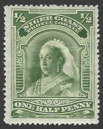 Niger Coast Protectorate #55 Mint HR Queen Victoria (HR1)