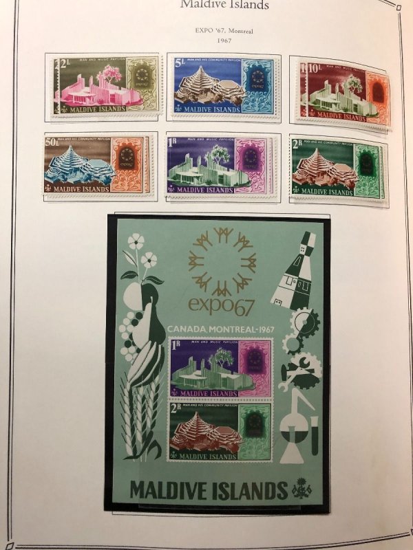 MALDIVE ISLANDS – BEAUTIFUL MINT COLLECTION IN 2 PALO ALBUMS – 421792