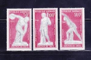 Gabon C129-C131 Set MH Sports, Olympics