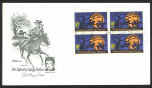 USA Sc#1548 Artmaster FDC Bl/4 (c) (North Tarrytown,NY) 1974 10.10 Sleepy Hollow