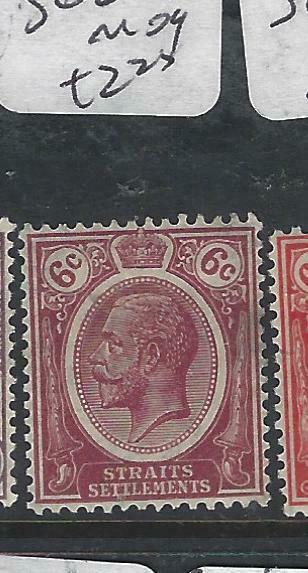 MALAYA  STRAITS SETTLEMENTS  (PP0906B)  KGV  6C  SG 227     MOG