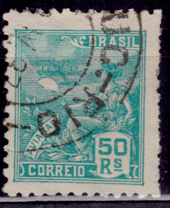 Brazil, 1920, 50r, Scott# 221, used