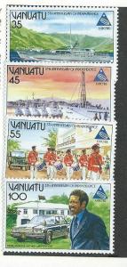 Vanuatu #397-400 set complete  (MNH) CV $4.15