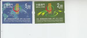 2018 Macau Economic & Trade Co-Operation Forum (2) (Scott 1539-40) MNH