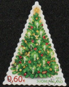 Finland 1418 - Used - 60c Christmas Tree (2012) (cv $1.10)