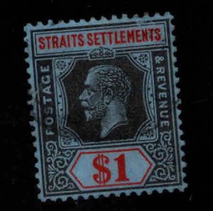 Straits Settlements Scott 199 Used KGV stamp, wmk4,