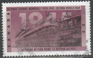 Canada     1541      (O)      1995 Le $0.43 / La 2e guerre mondiale