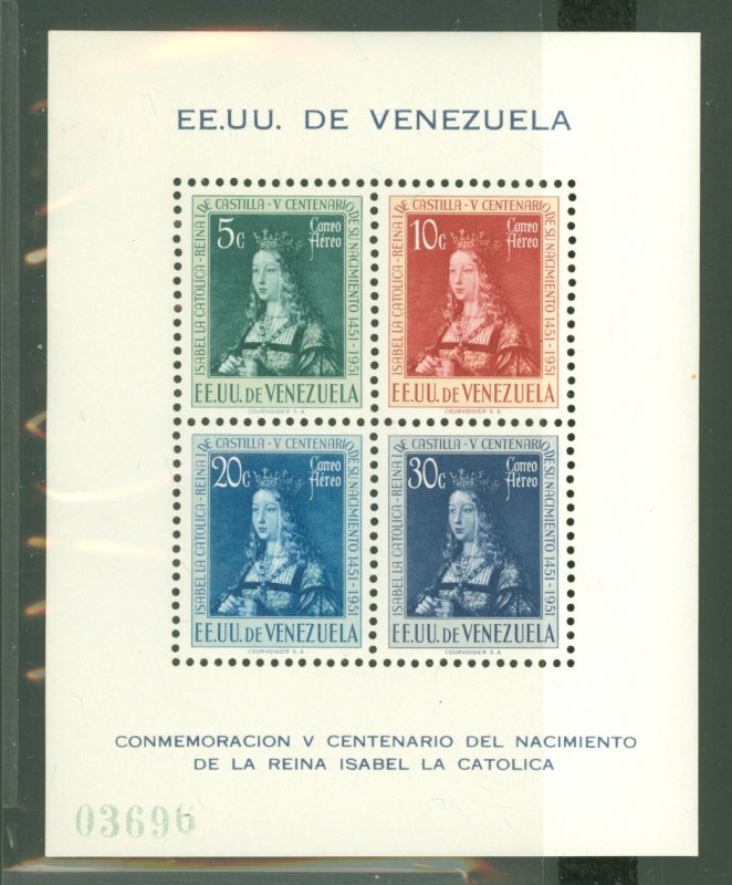 Venezuela #C333a  Souvenir Sheet