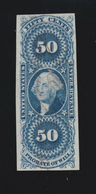 US R62a 50c Probate of Will Used VF SCV $55