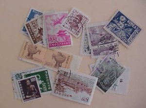 KOREA STAMPS #441/1200A  USED 10 DIFF.  cat.$22.50 also 12 NOT COUNTED