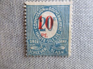 Upper Silesia, Scott# 12, MH