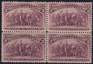 #231 Mint NH, VF, Block of 4 (CV $124) (CV $31 - ID49683) - Joseph Luft