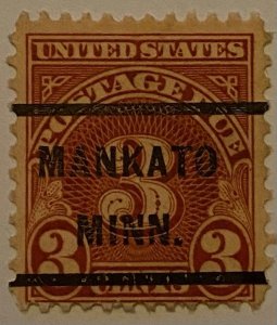 United States 1917-1931 Precancel Postage Due 121 Mint Stamps Lot