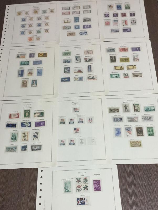 MOMEN: US # MINT COLLECTION ON (10) ALBUM PAGES $ #9109