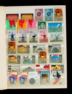 Netherlands Stamp Collection Lot of 519 MNH, MH Used Vintage Stock Book