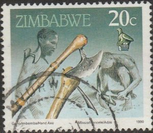 Zimbabwe,#621 Used  From 1990,  CV-$0.25