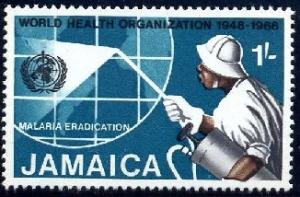 Malaria Eradication, WHO, 20th Anniv., Jamaica SC#277 MNH