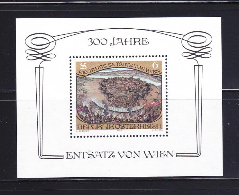 Austria 1253 Set MNH Rescue of Vienna by Frans Geffel (A)