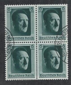 GERMANY SC# B102a B/4 FVF/CTO 1937