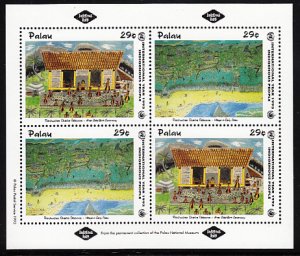 Palau 1993 MNH Sc 319 Souvenir sheet of 4 29c International Year of Indigenou...