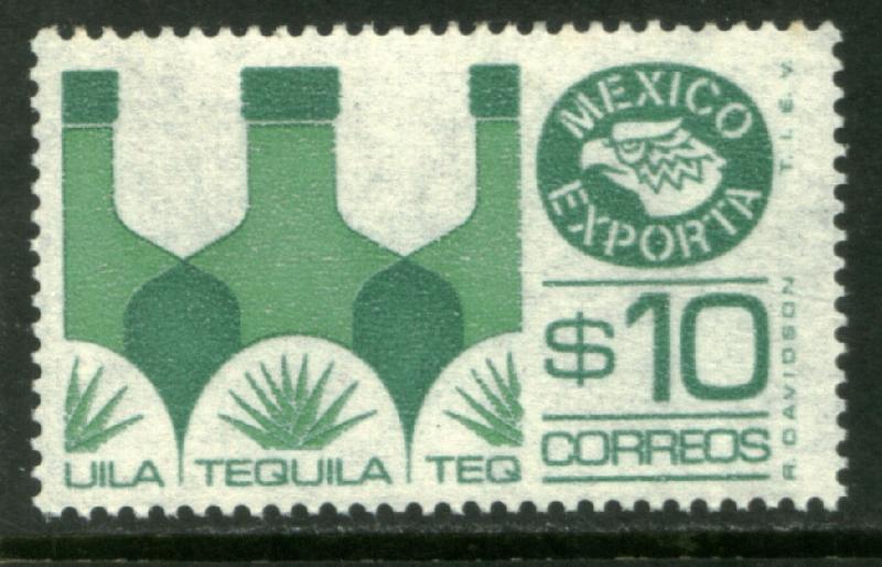 MEXICO Exporta 1125a, $10P Tequila Unwmk Thin Paper 3. MINT, NH. VF.