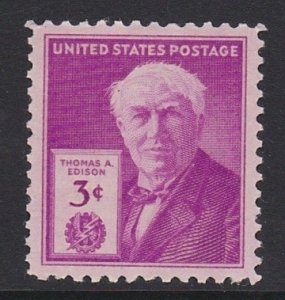 945 Thomas Edison MNH