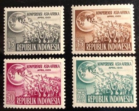 Indonesia Scott#402-405 Unused VF LH Cat. $5.55