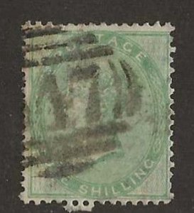 Great Britain Sc #28 1sh green used VF