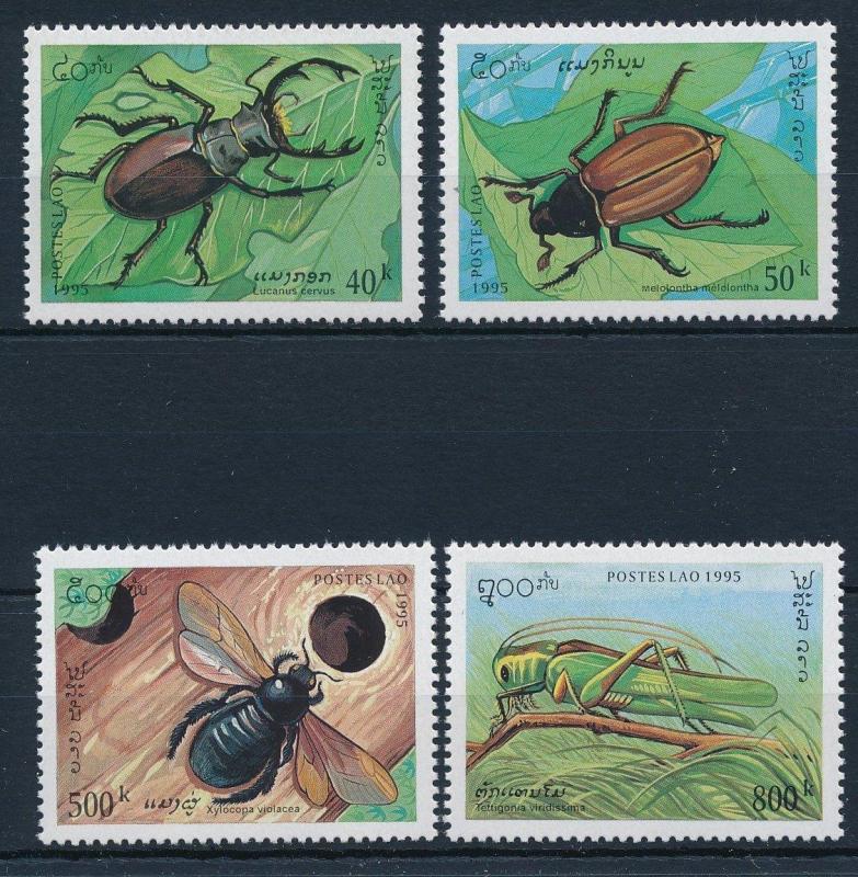 [31353] Laos  1995 Insects Insekten Insectes  MNH