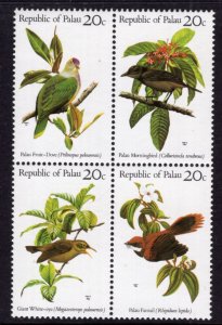 Palau 8a Birds MNH VF