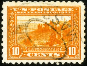 US Stamps # 404 Jumbo Light Cancel