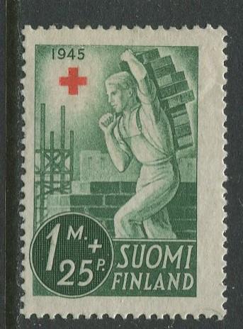 Finland - Scott B65 - Mason -1945 - MNG - Single 1m +25p stamp