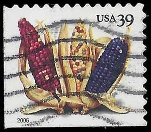 #4008 39c Crops of America Corn Booklet Single 2006 Used