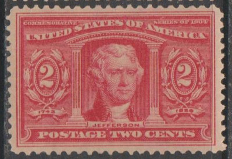 Scotts #324 US stamps